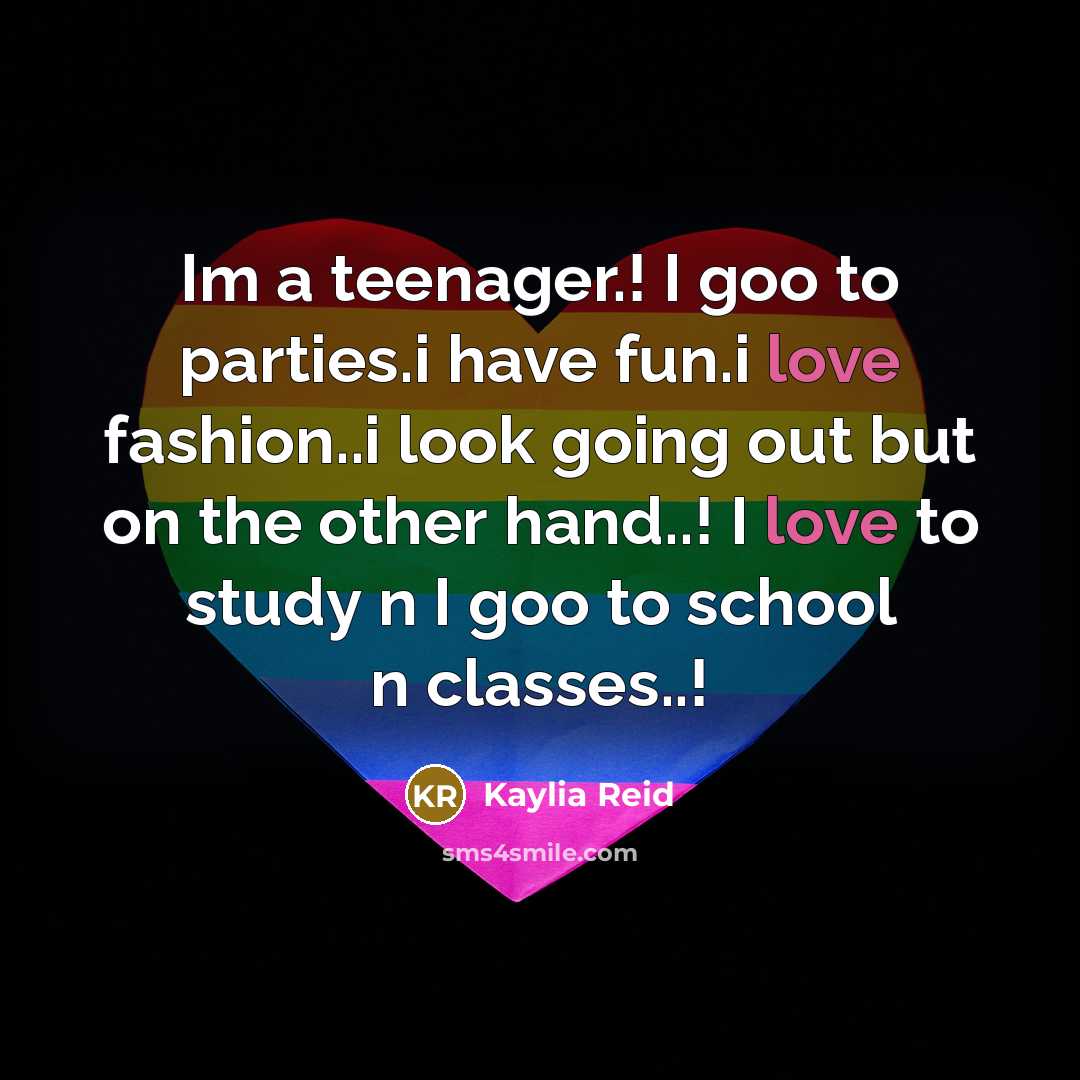 “Im a teenager.! I goo to parties.i have fun.i love…” quote by Kaylia Reid