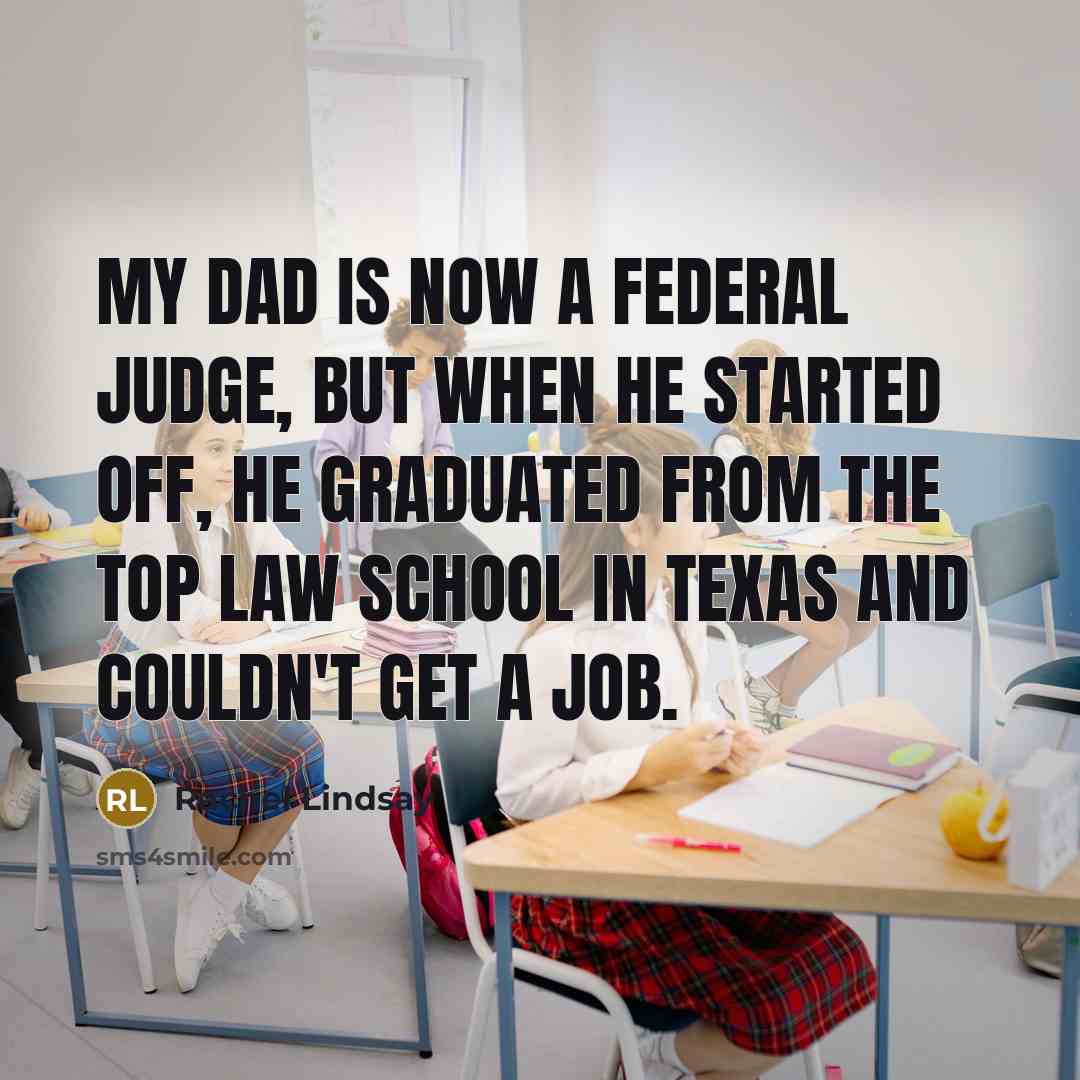 “My dad is now a federal judge, but when he…” quote by Rachel Lindsay
