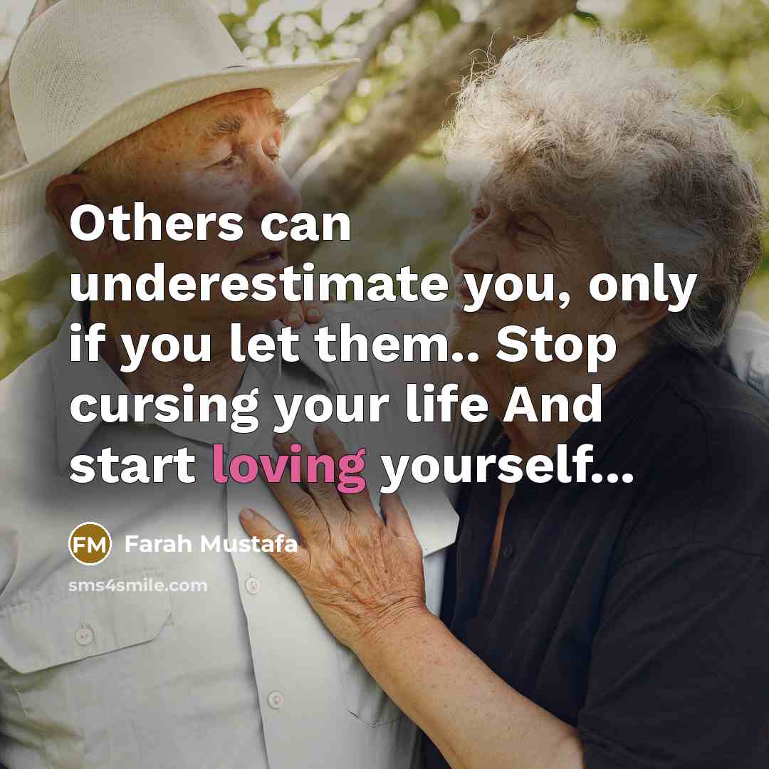 “Others can underestimate you, only if you let them.. Stop…” quote by Farah Mustafa
