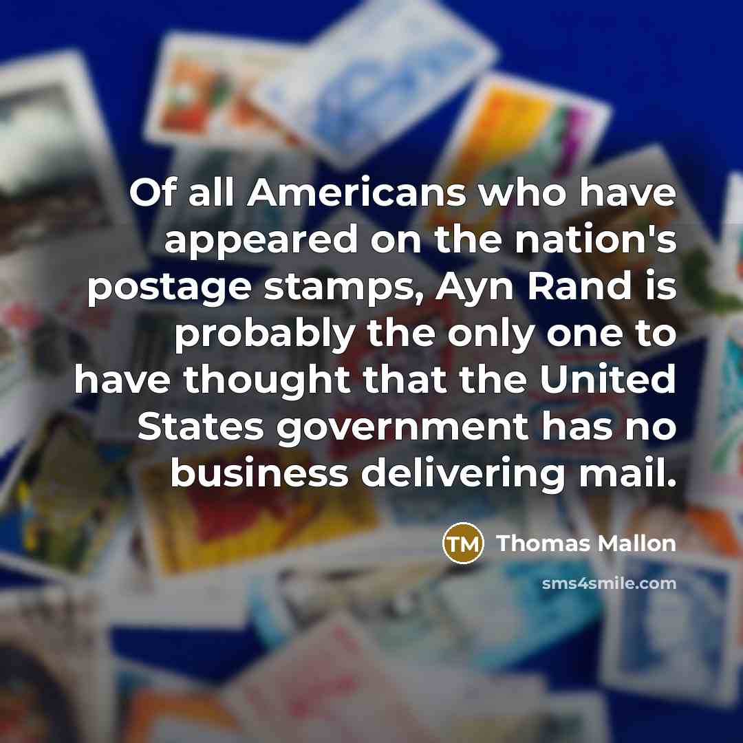 “Of all Americans who have appeared on the nation's postage…” quote by Thomas Mallon