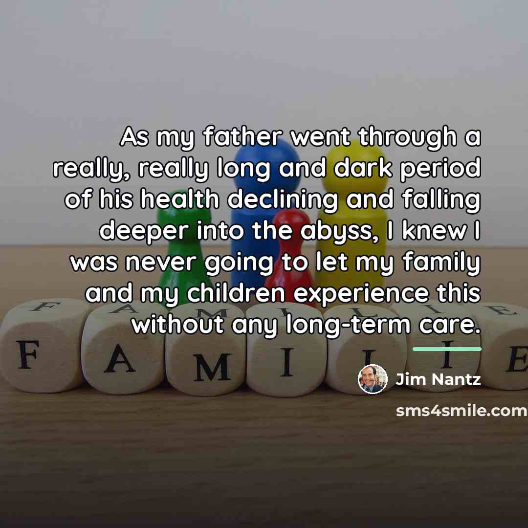 “As my father went through a really, really long and…” quote by Jim Nantz