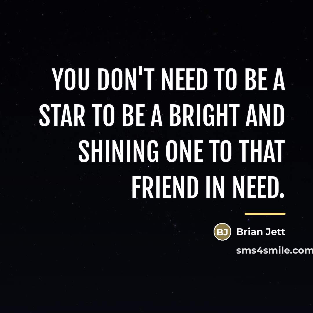 “You don't need to be a star to be a…” quote by Brian Jett