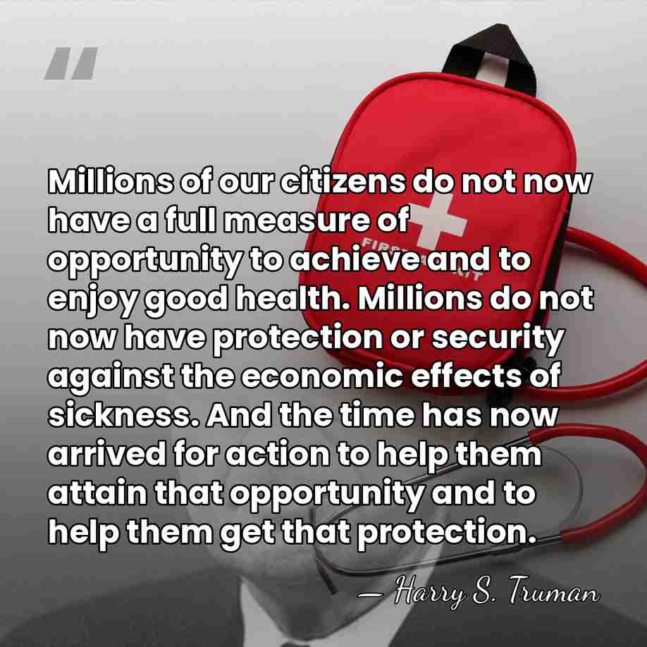 Millions of our citizens do not now have a full measure of&hellip; - Harry S. Truman