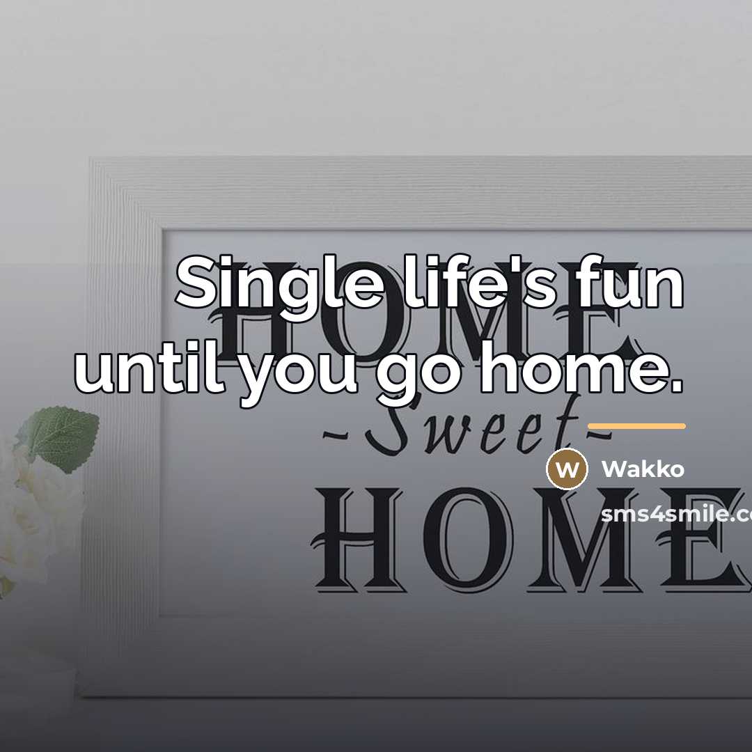 “Single life's fun until you go home.…” quote by Wakko