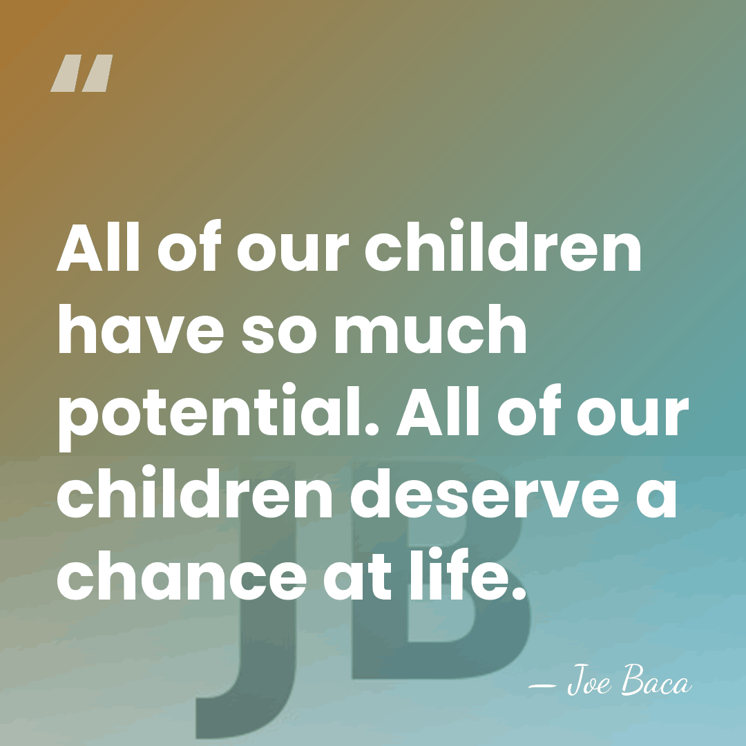 All of our children have so much potential. All of our children&hellip; - Joe Baca