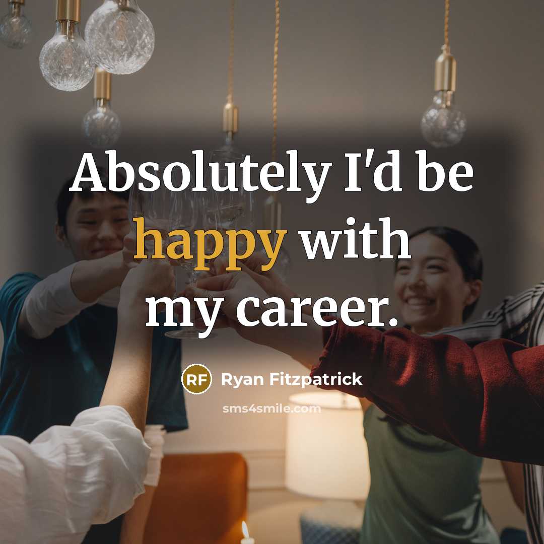 “Absolutely I'd be happy with my career.…” quote by Ryan Fitzpatrick