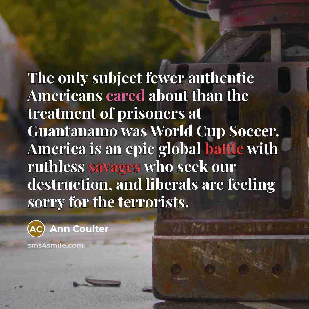 “The only subject fewer authentic Americans cared about than the…” quote by Ann Coulter