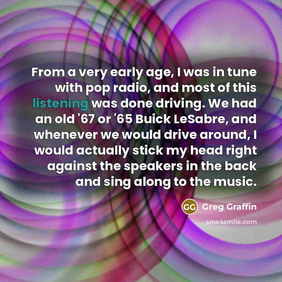 “From a very early age, I was in tune with…” quote by Greg Graffin