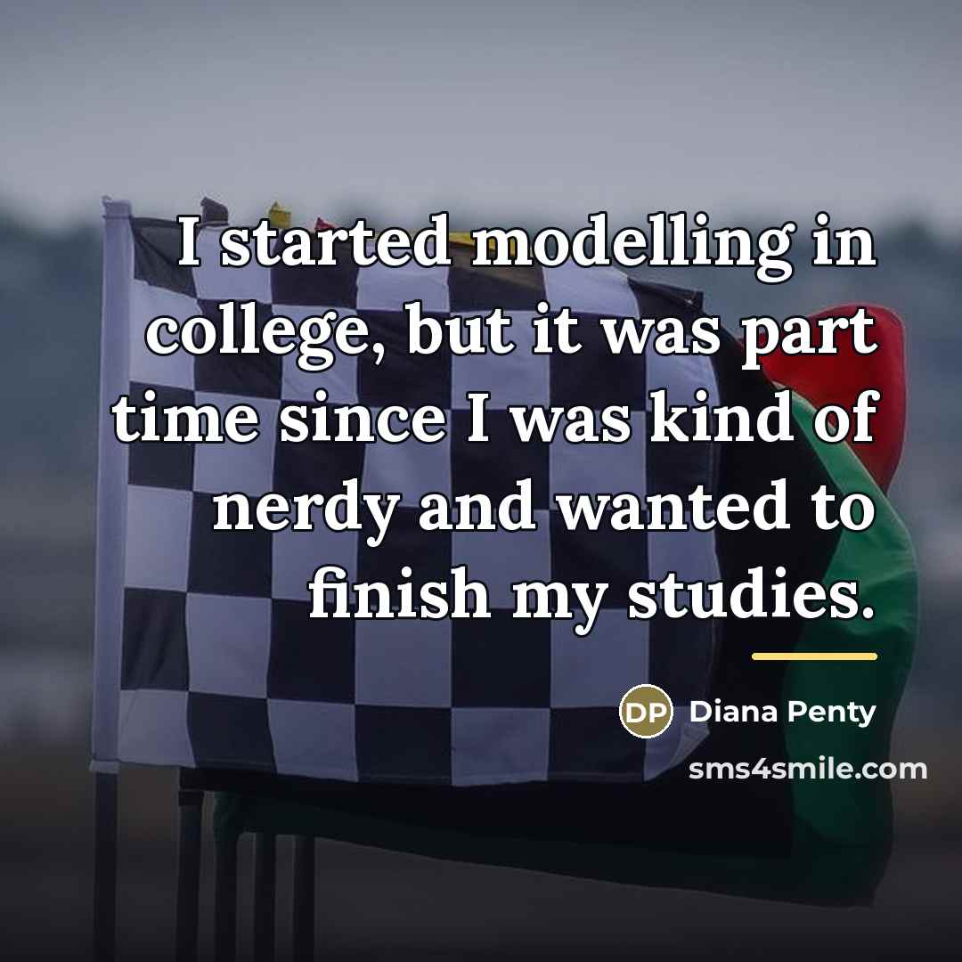 “I started modelling in college, but it was part time…” quote by Diana Penty