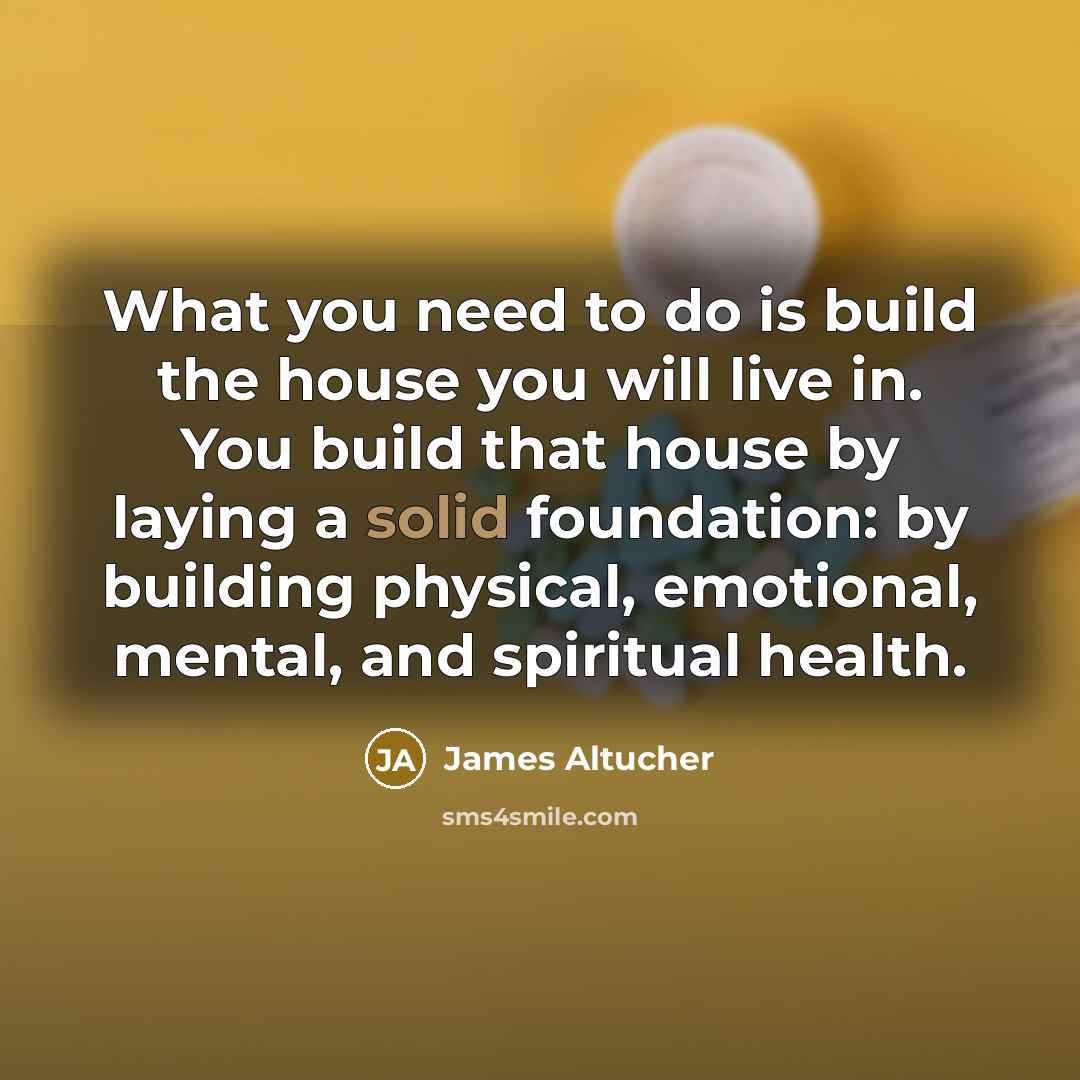 “What you need to do is build the house you…” quote by James Altucher