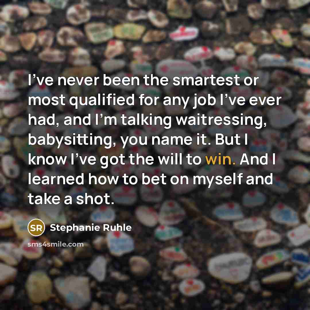 “I've never been the smartest or most qualified for any…” quote by Stephanie Ruhle