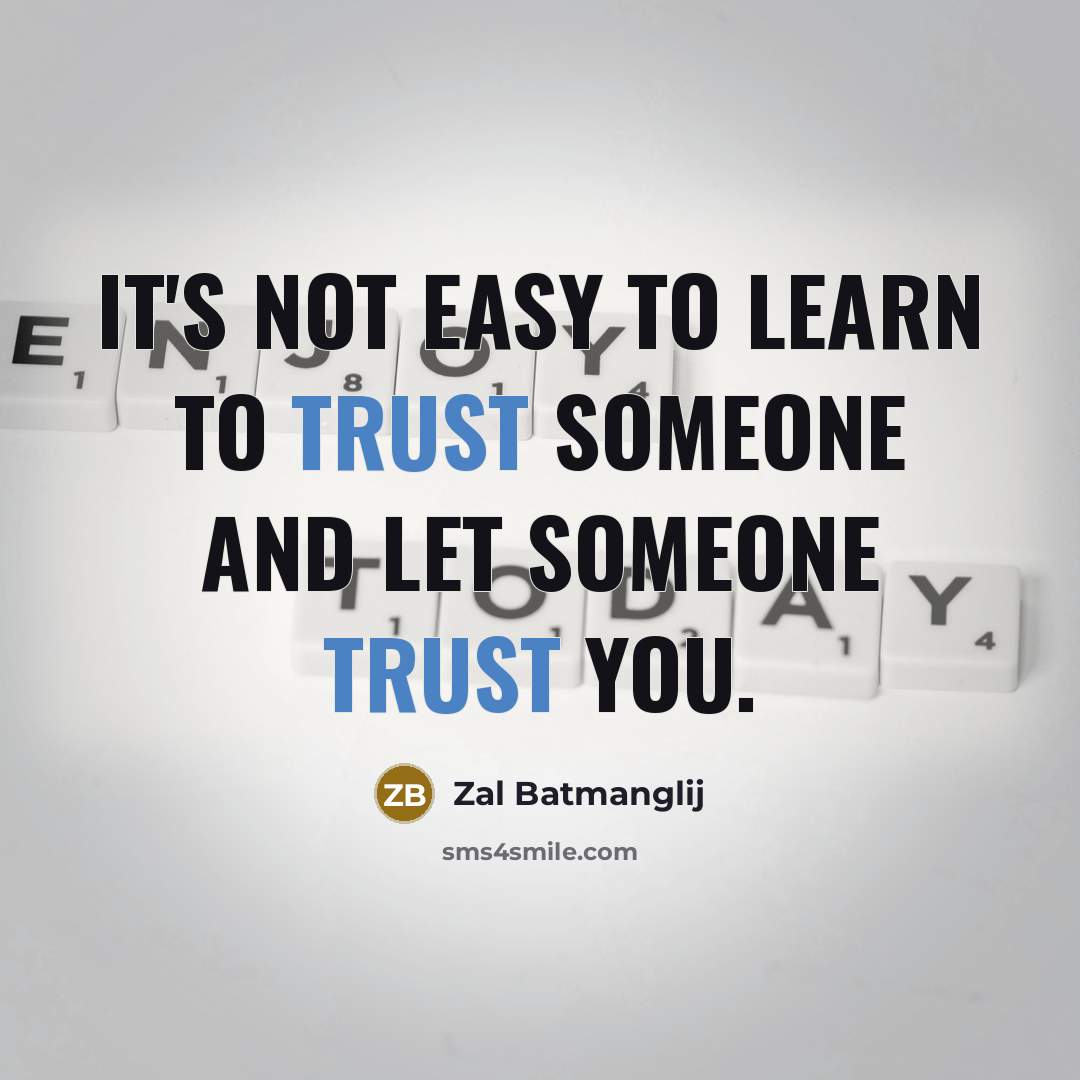 “It's not easy to learn to trust someone and let…” quote by Zal Batmanglij