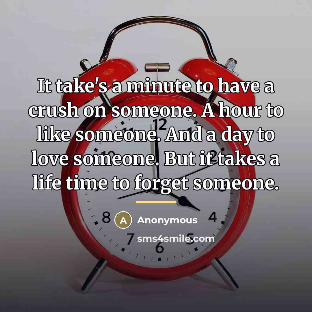“It take's a minute to have a crush on someone.…” quote by Anonymous