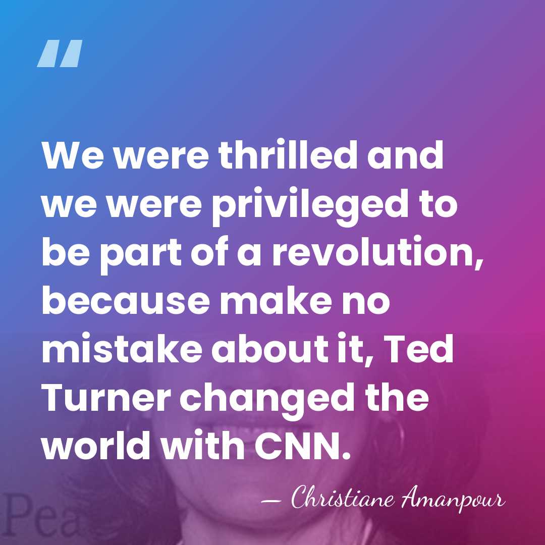 We were thrilled and we were privileged to be part of a&hellip; - Christiane Amanpour