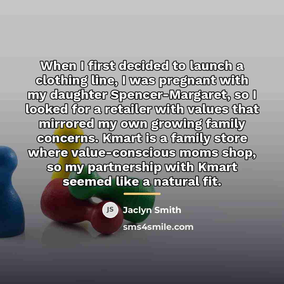 “When I first decided to launch a clothing line, I…” quote by Jaclyn Smith