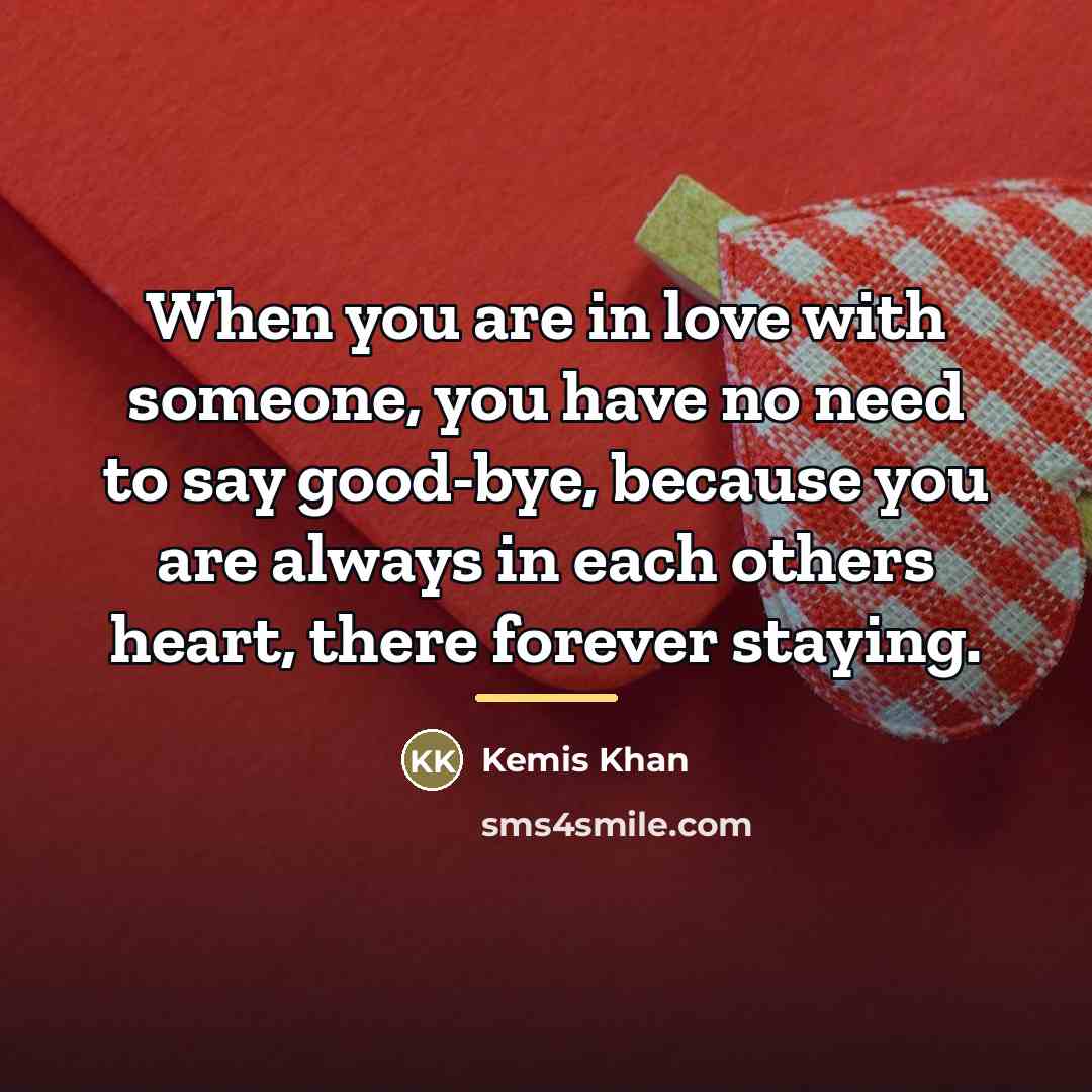“When you are in love with someone, you have no…” quote by Kemis Khan