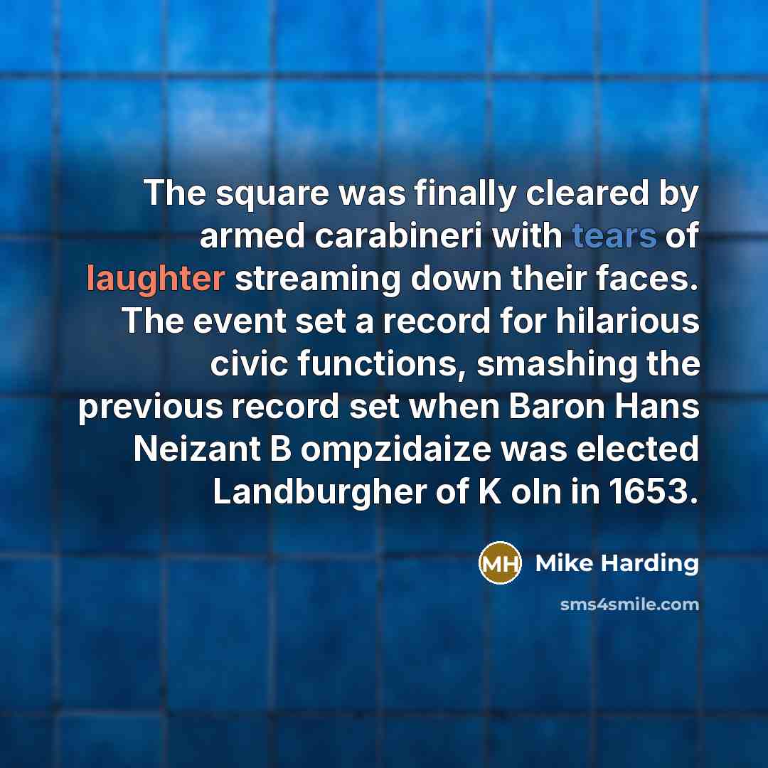 “The square was finally cleared by armed carabineri with tears…” quote by Mike Harding