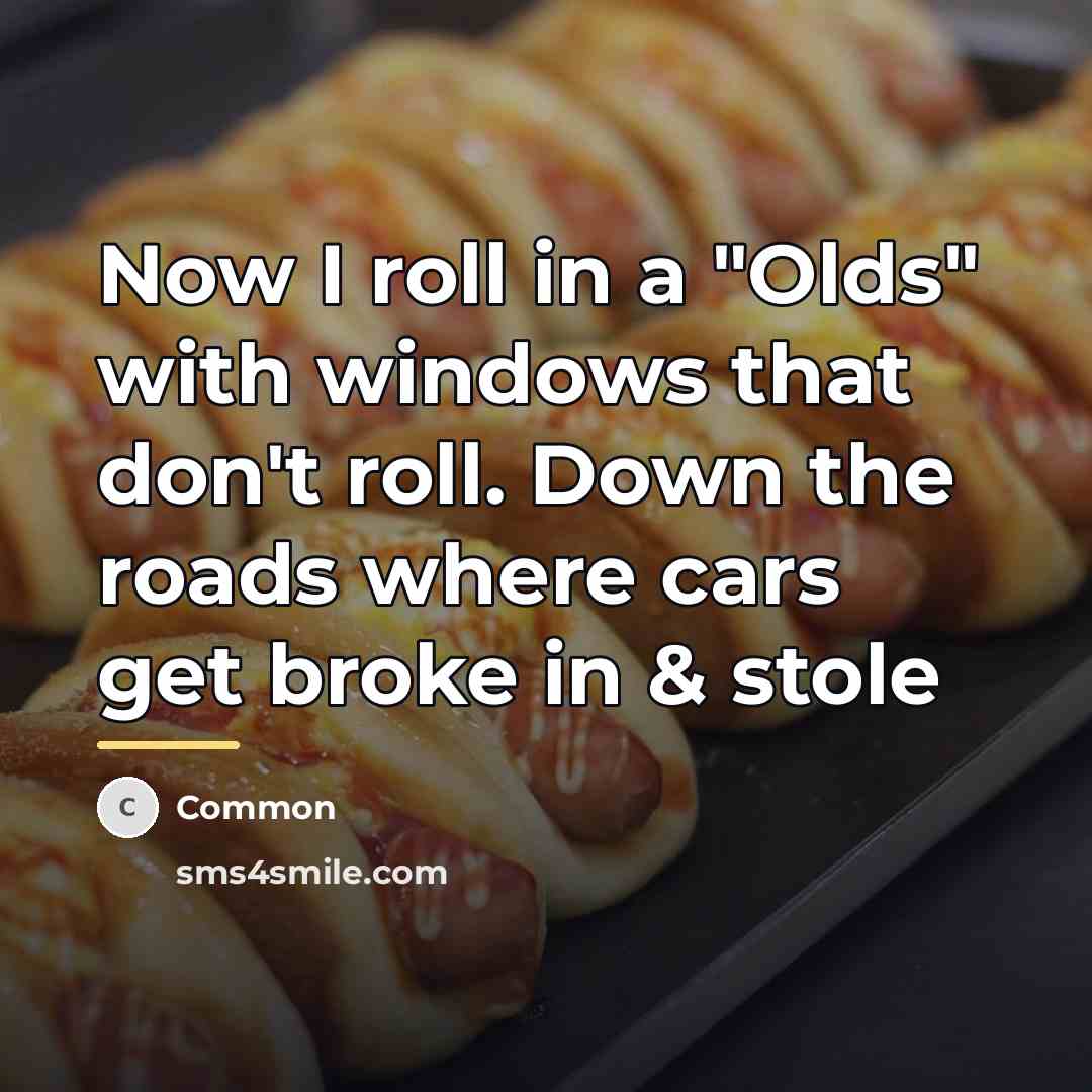 “Now I roll in a "Olds" with windows that don't…” quote by Common