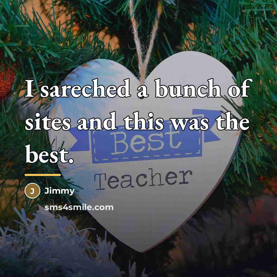 “I sareched a bunch of sites and this was the…” quote by Jimmy