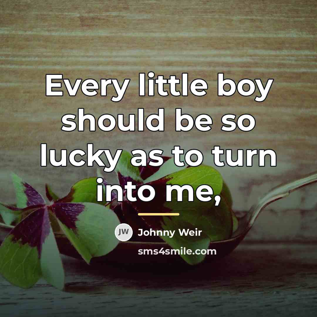 “Every little boy should be so lucky as to turn…” quote by Johnny Weir