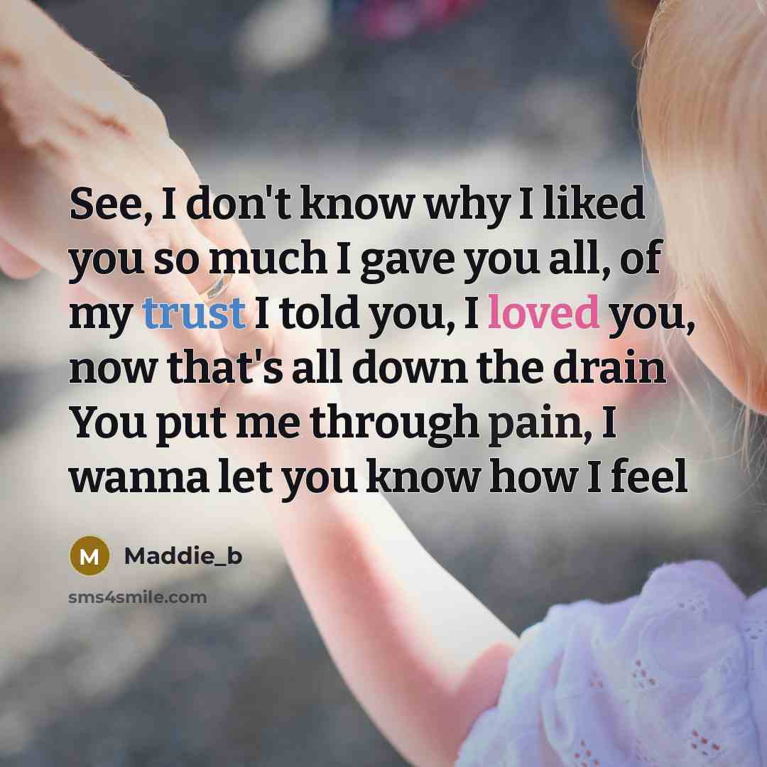 “See, I don't know why I liked you so much…” quote by Maddie_b