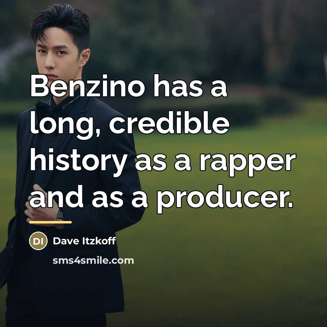 “Benzino has a long, credible history as a rapper and…” quote by Dave Itzkoff