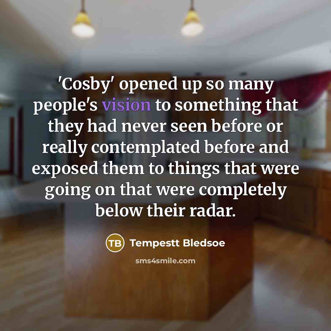 “'Cosby' opened up so many people's vision to something that…” quote by Tempestt Bledsoe