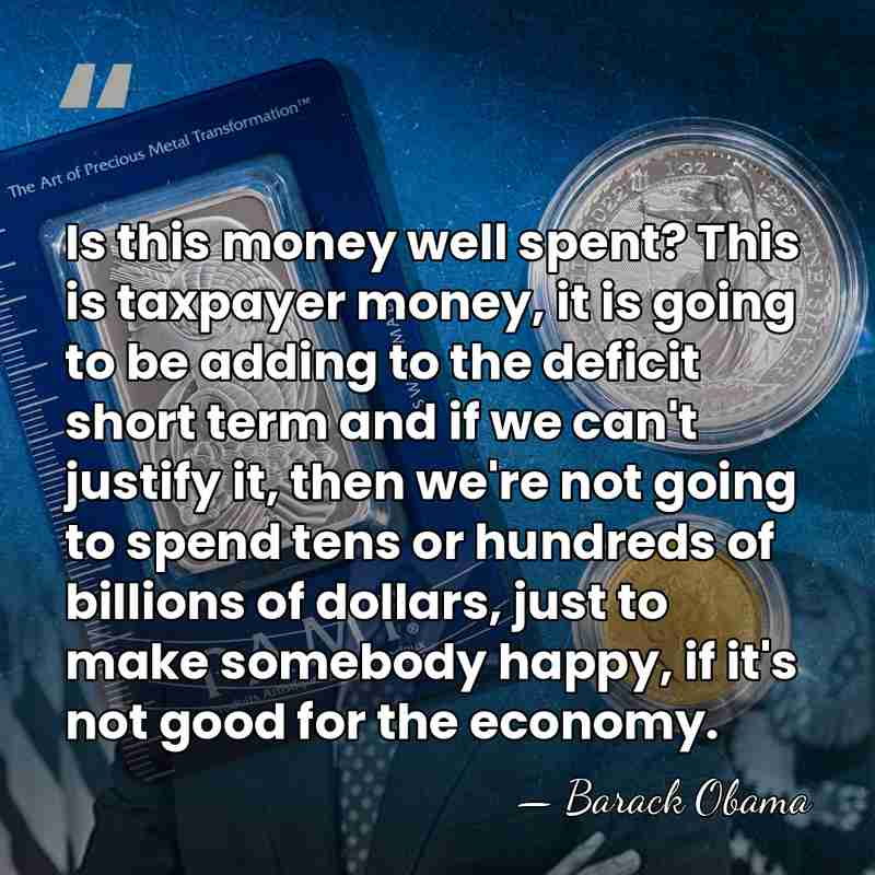 Is this money well spent? This is taxpayer money, it is going&hellip; - Barack Obama
