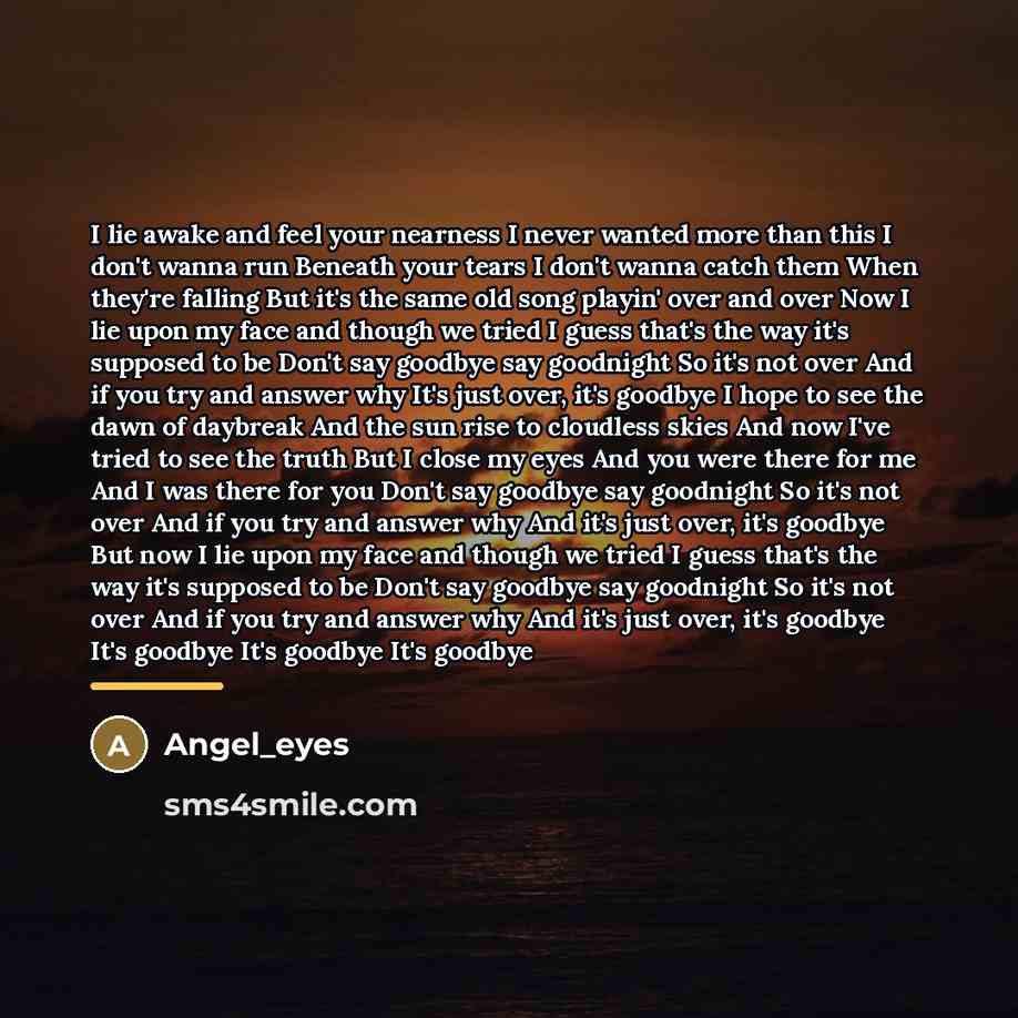 “I lie awake and feel your nearness I never wanted…” quote by Angel_eyes
