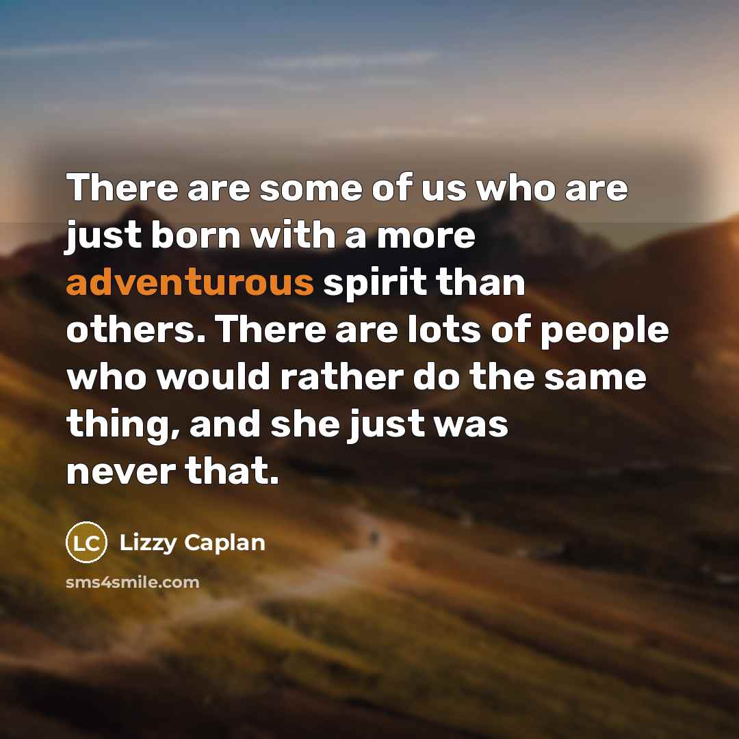 “There are some of us who are just born with…” quote by Lizzy Caplan