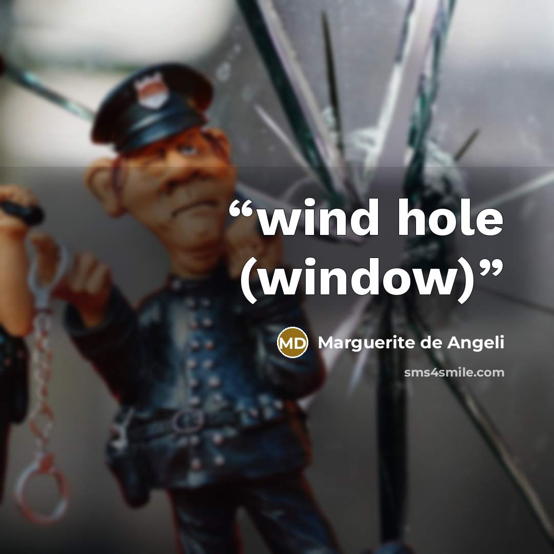 “wind hole (window)” quote by Marguerite de Angeli