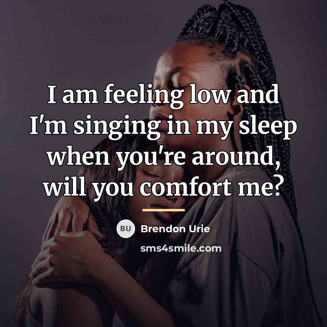 “I am feeling low and I'm singing in my sleep…” quote by Brendon Urie
