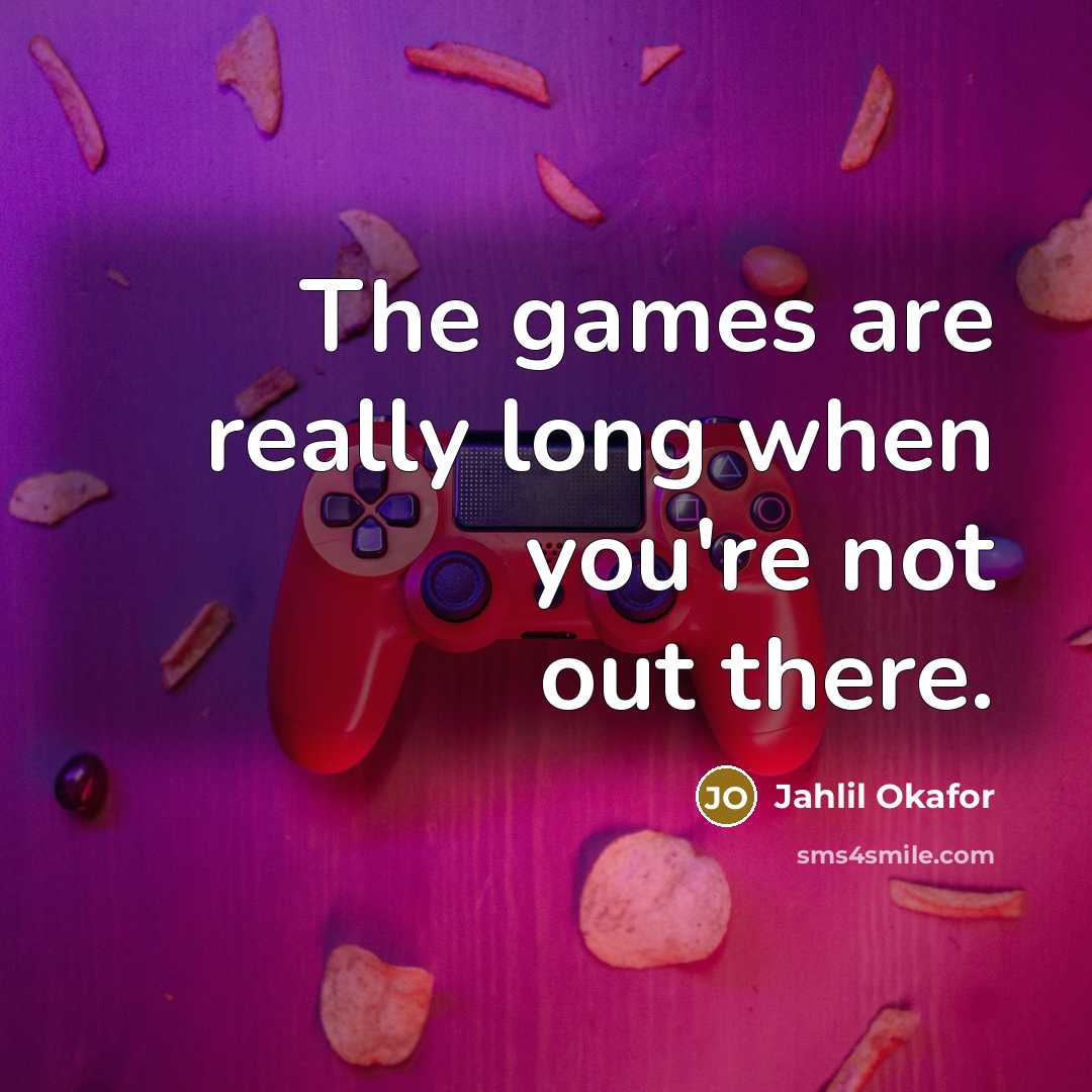 “The games are really long when you're not out there.…” quote by Jahlil Okafor