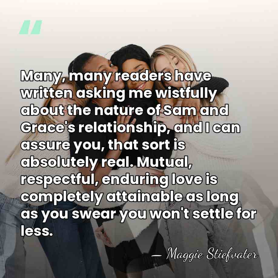 Many, many readers have written asking me wistfully about the nature of&hellip; - Maggie Stiefvater
