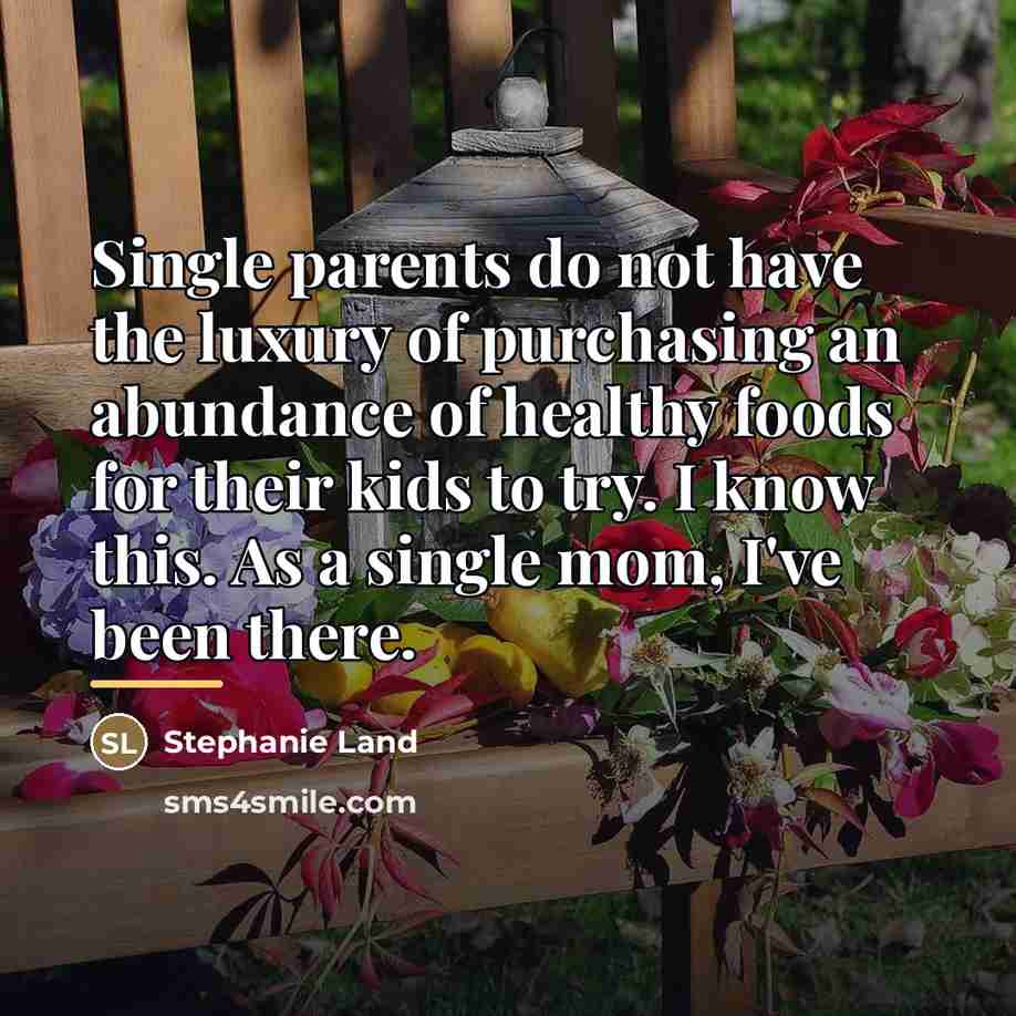 “Single parents do not have the luxury of purchasing an…” quote by Stephanie Land
