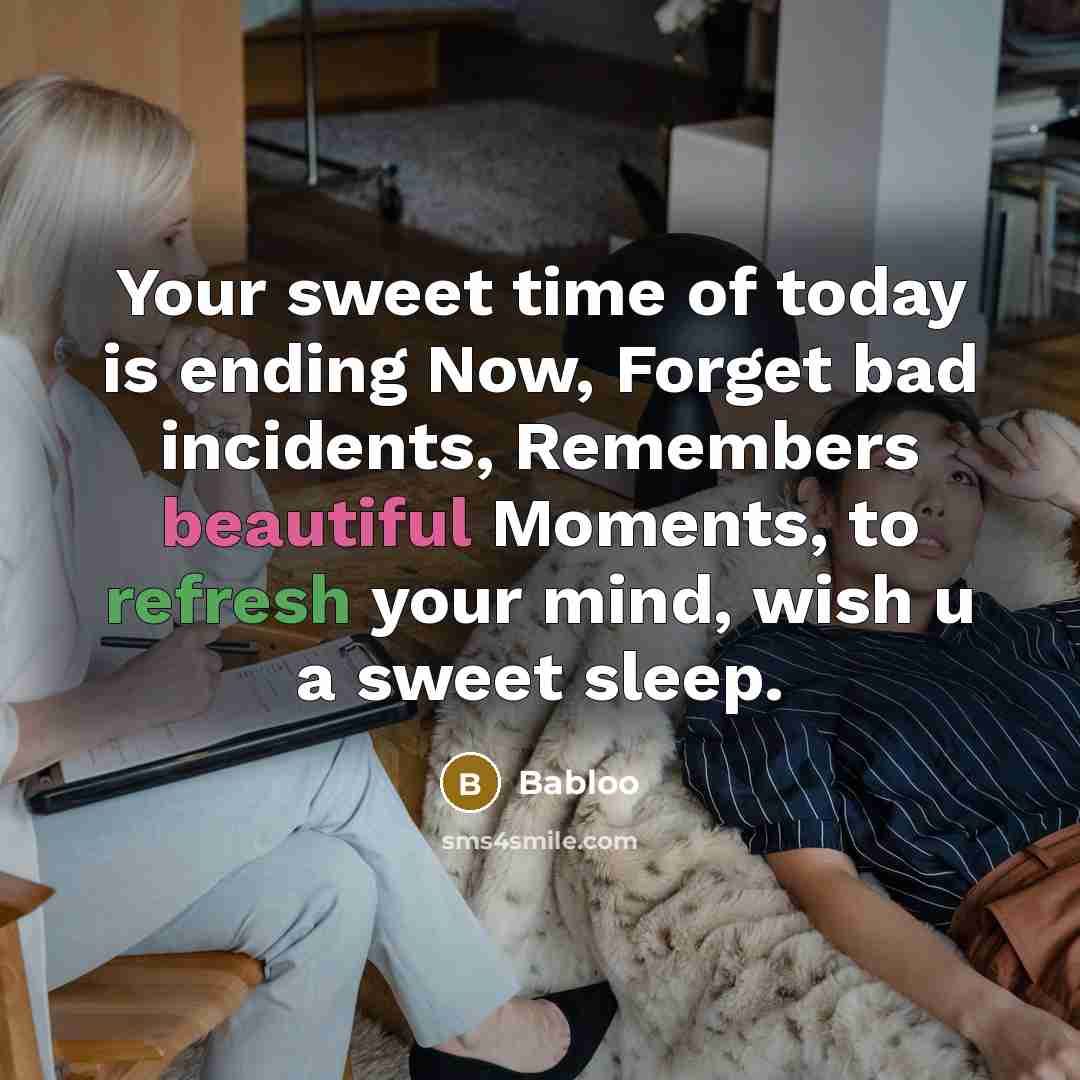 “Your sweet time of today is ending Now, Forget bad…” quote by Babloo