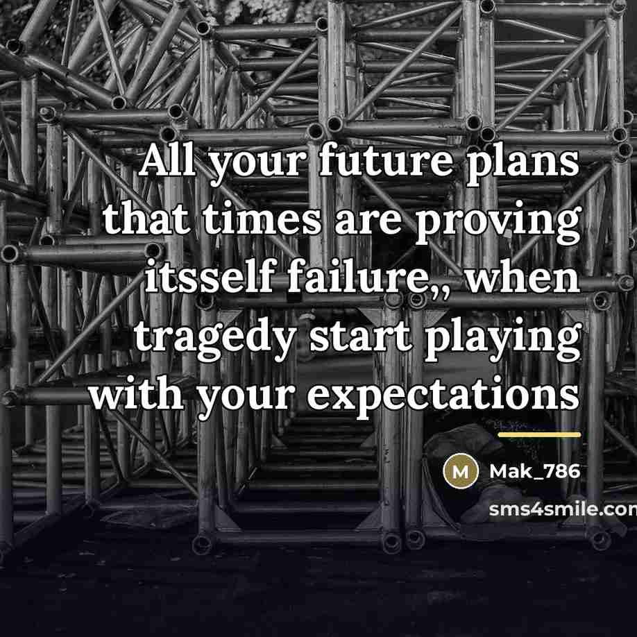 “All your future plans that times are proving itsself failure,,…” quote by Mak_786