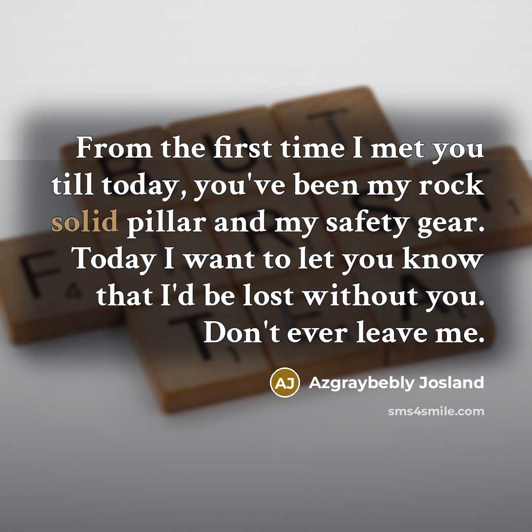 “From the first time I met you till today, you've…” quote by Azgraybebly Josland