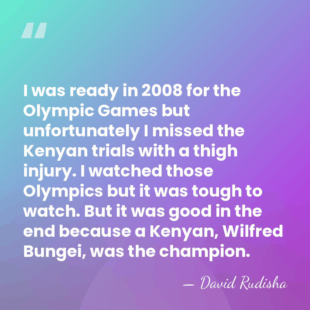 I was ready in 2008 for the Olympic Games but unfortunately I&hellip; - David Rudisha
