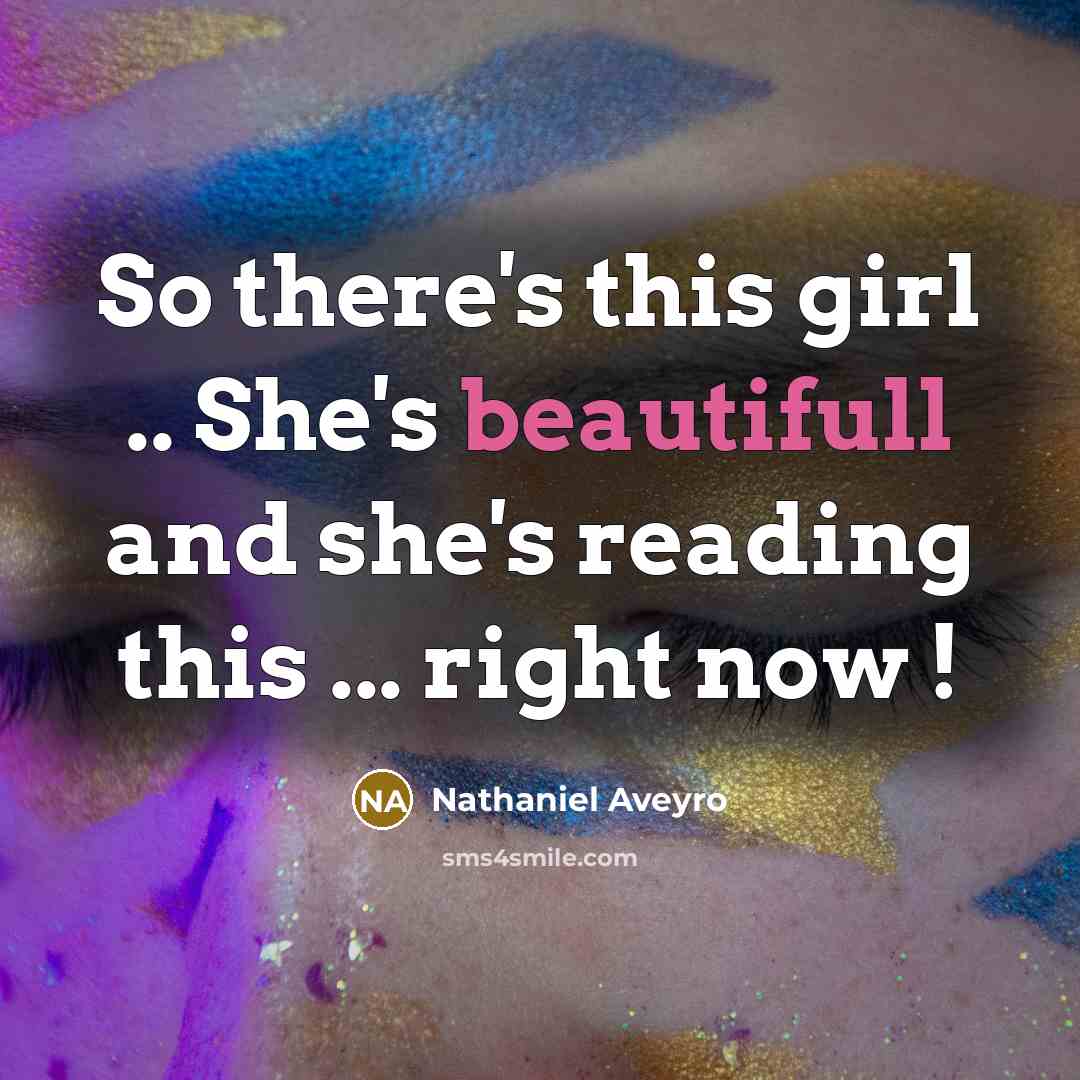 “So there's this girl .. She's beautifull and she's reading…” quote by Nathaniel Aveyro