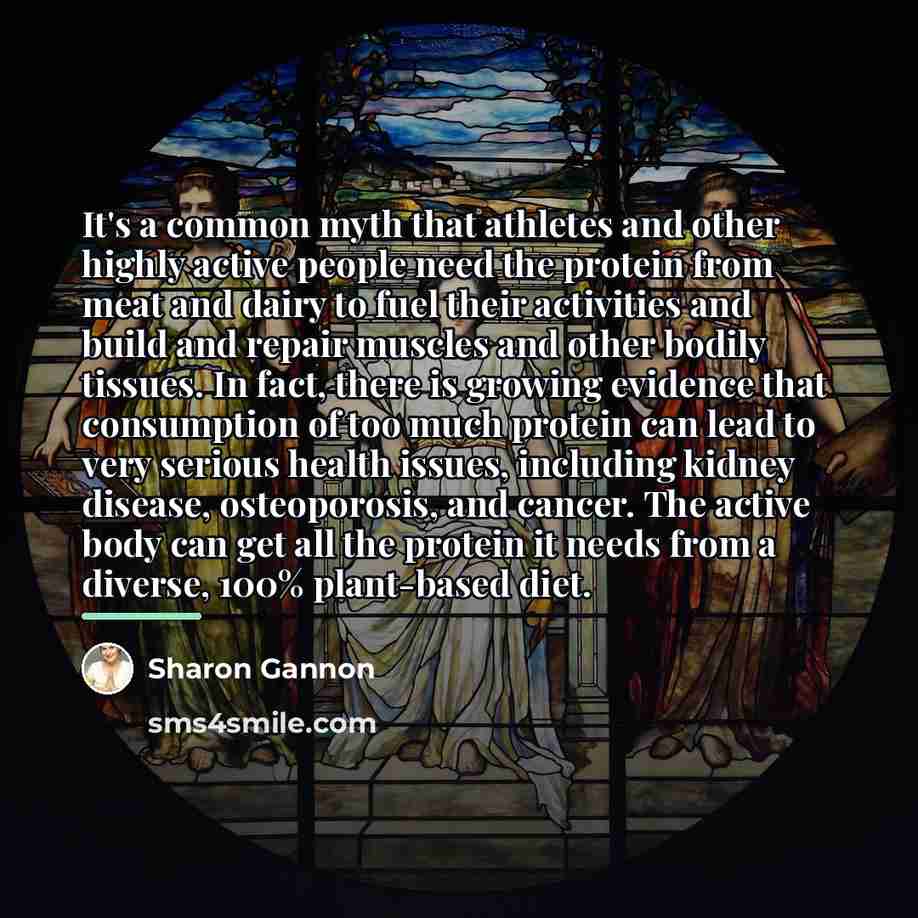 “It's a common myth that athletes and other highly active…” quote by Sharon Gannon