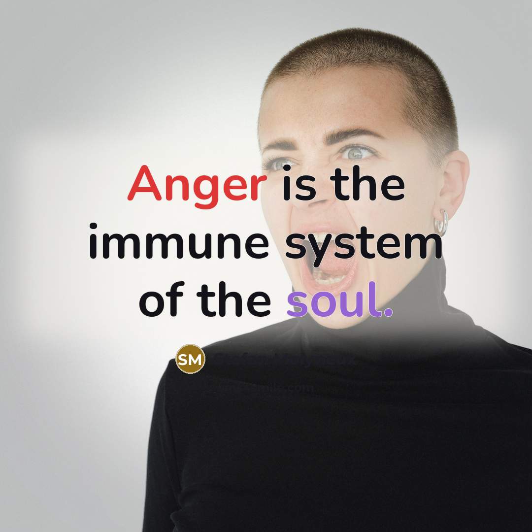“Anger is the immune system of the soul.” quote by Stefan Molyneux
