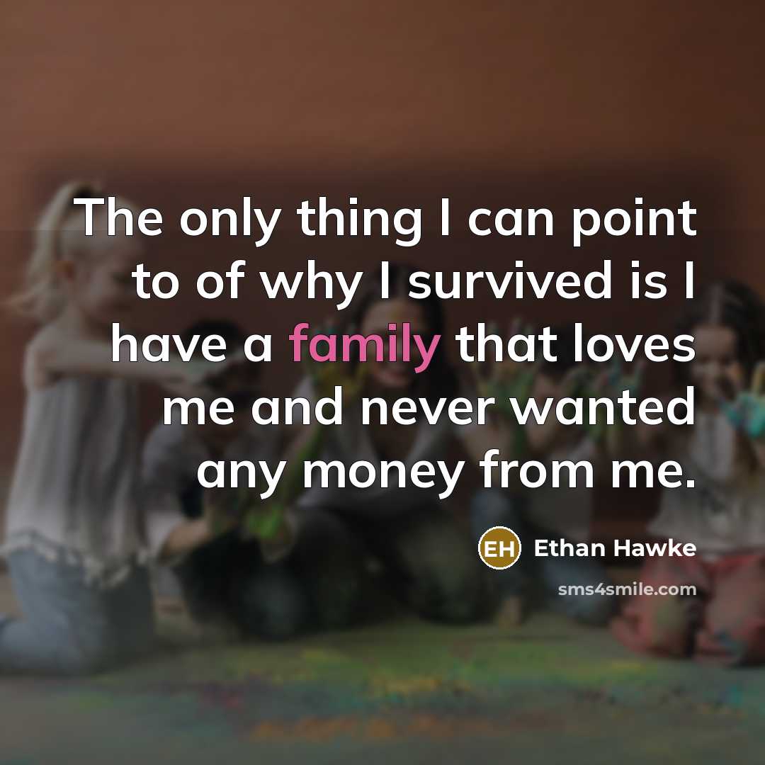 “The only thing I can point to of why I…” quote by Ethan Hawke