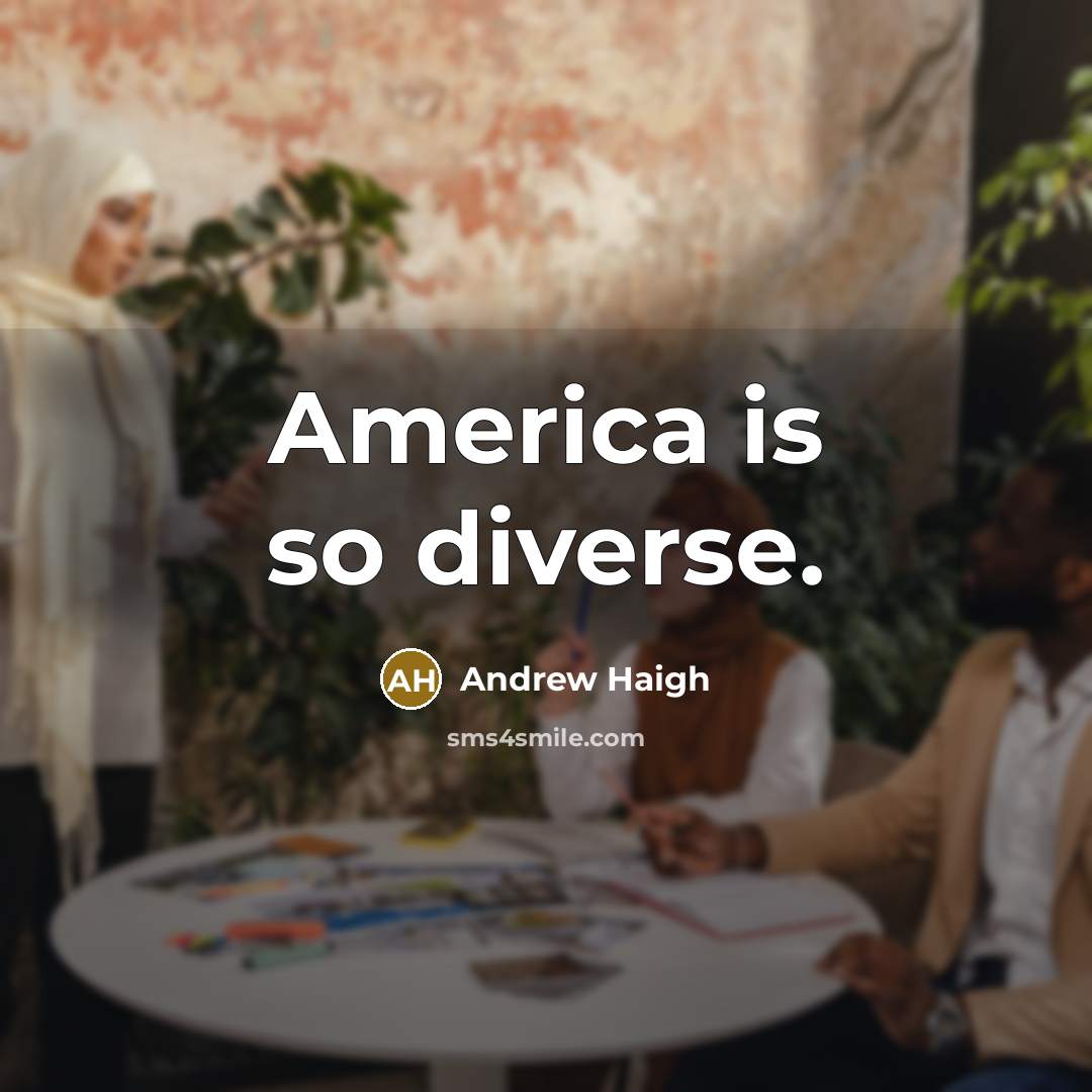 “America is so diverse.…” quote by Andrew Haigh
