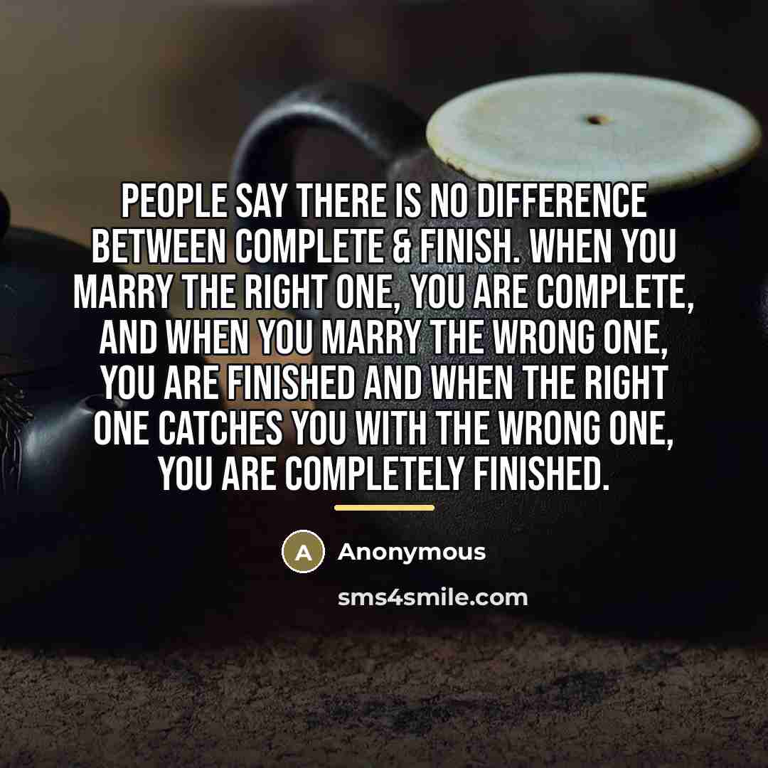 “People say there is no difference between complete & finish.…” quote by Anonymous