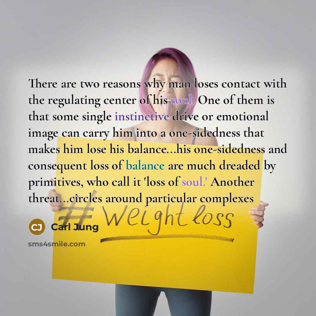 “There are two reasons why man loses contact with the…” quote by Carl Jung