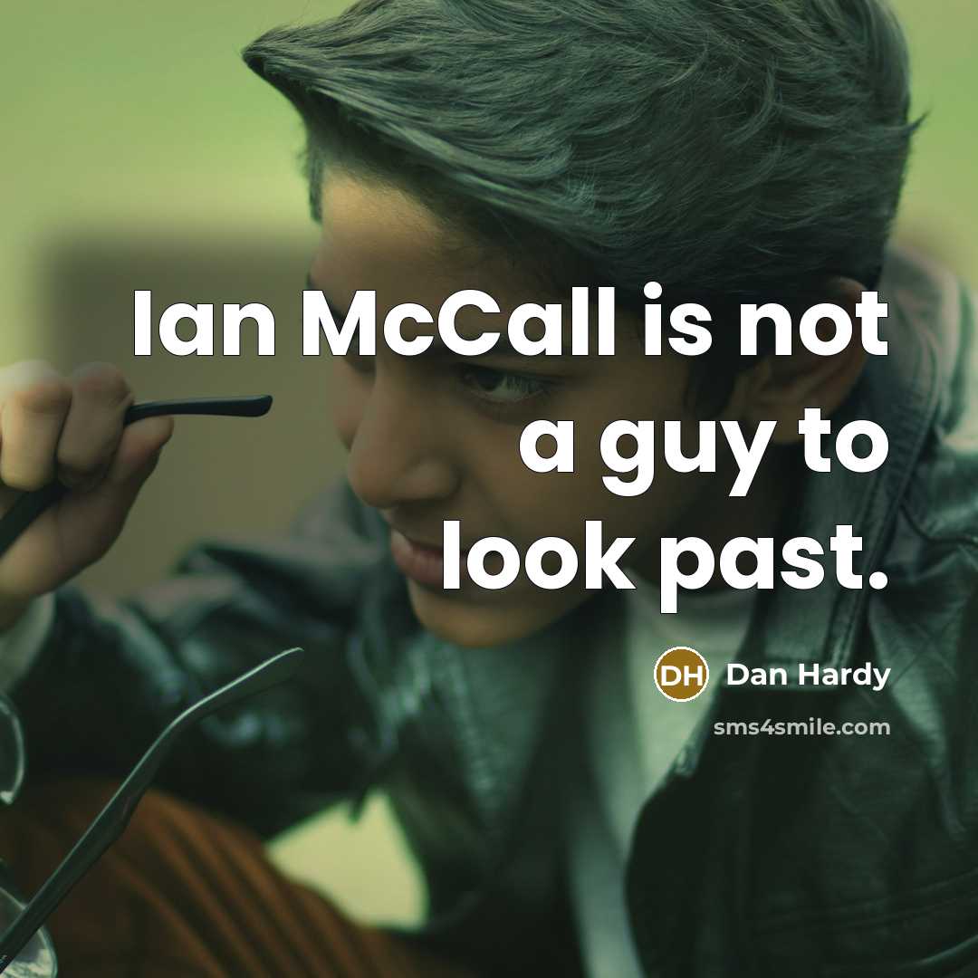 “Ian McCall is not a guy to look past.…” quote by Dan Hardy