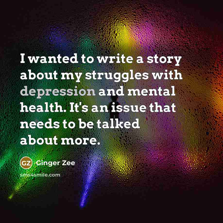 “I wanted to write a story about my struggles with…” quote by Ginger Zee
