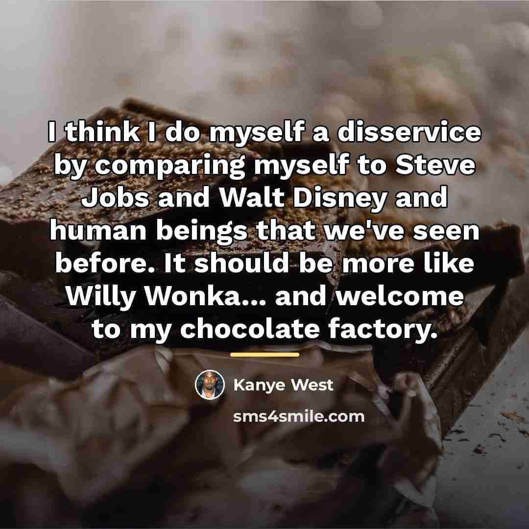 “I think I do myself a disservice by comparing myself…” quote by Kanye West