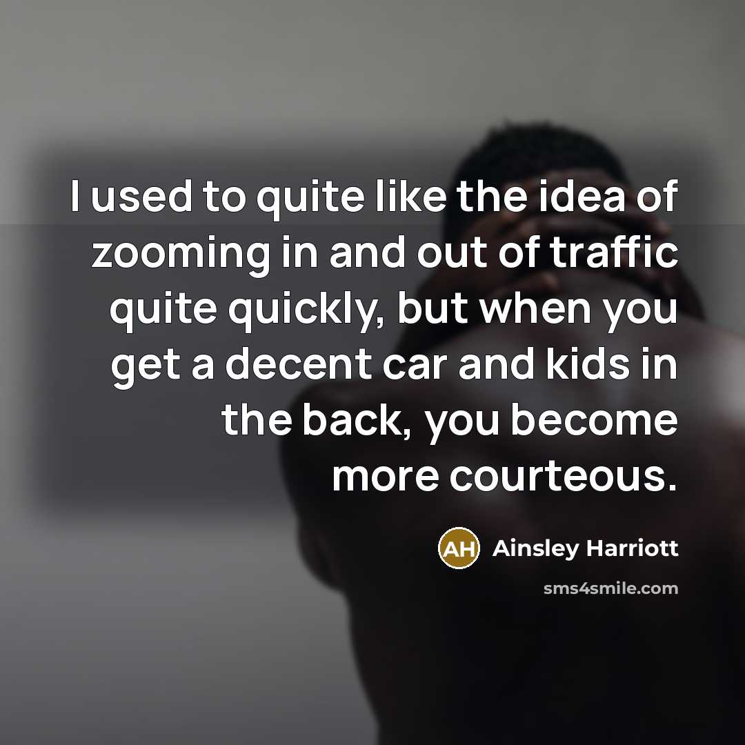“I used to quite like the idea of zooming in…” quote by Ainsley Harriott